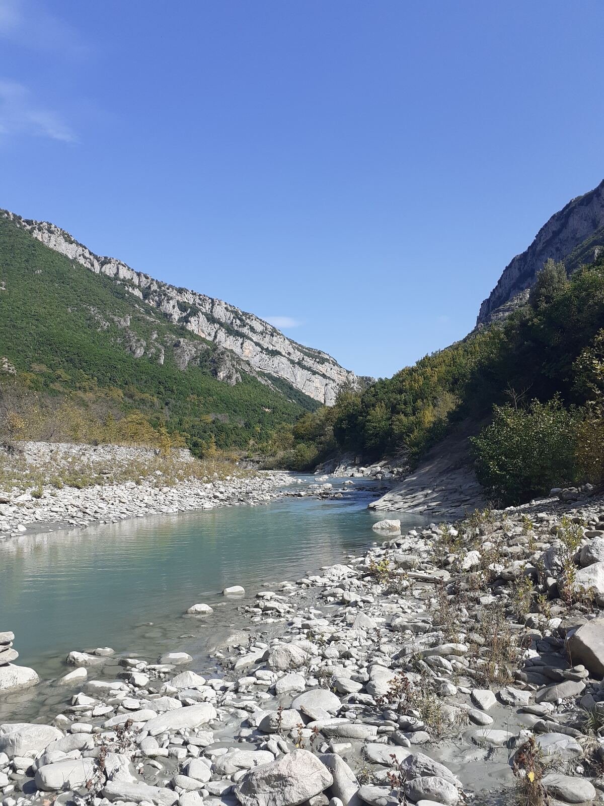 Hills and countryside near Tirana, central Albania